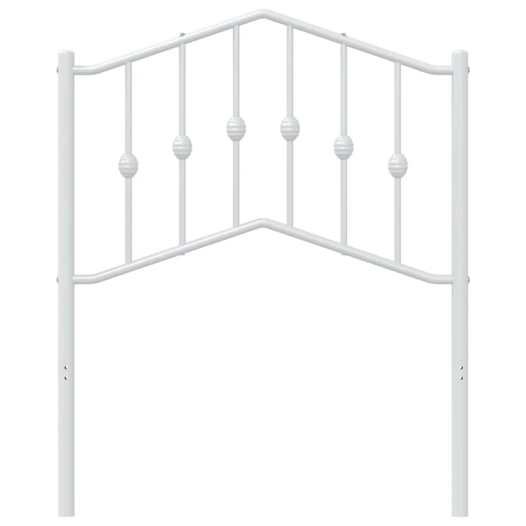 Testiera di Ricambio in Metallo Bianco 75 cm 373864