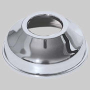 ROSONE IN OTTONE CROMATO PER CANOTTI  Ø 26     MADE IN ITALY