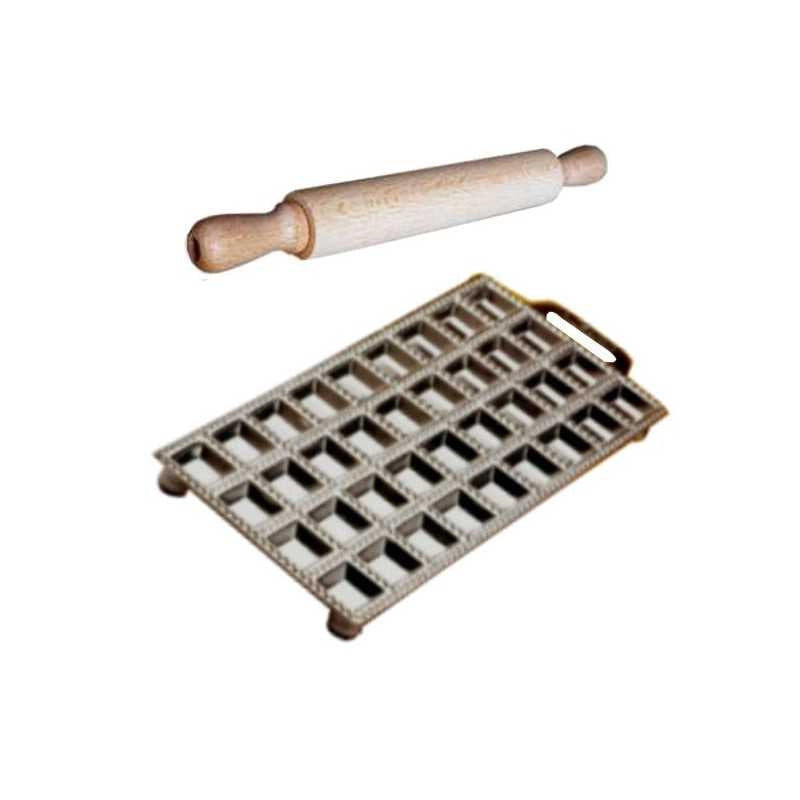Stampo Ravioli Classici 36 con Rullo Ottinetti