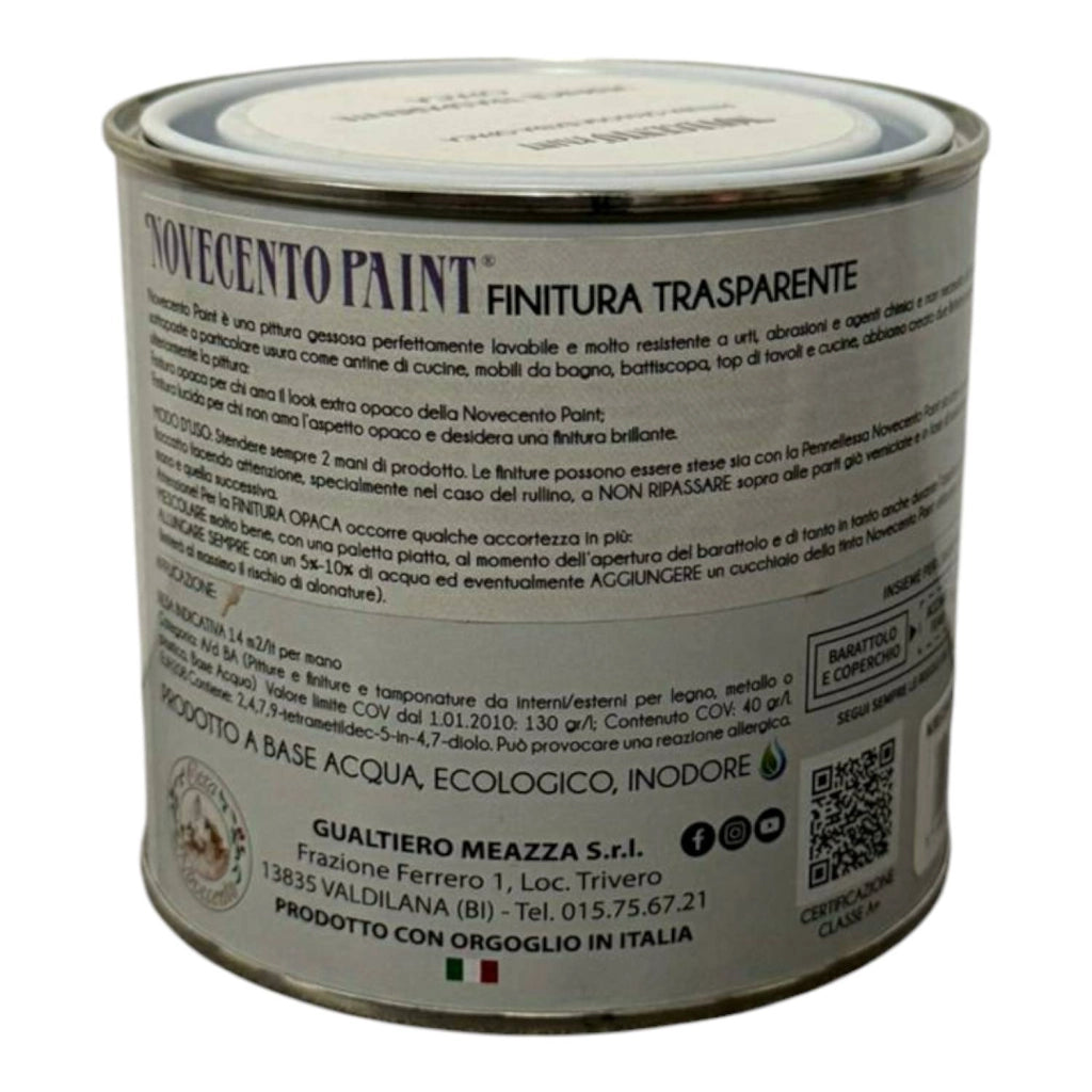 NOVECENTO PAINT 500 ML VERNICE TRASPARENTE OPACA