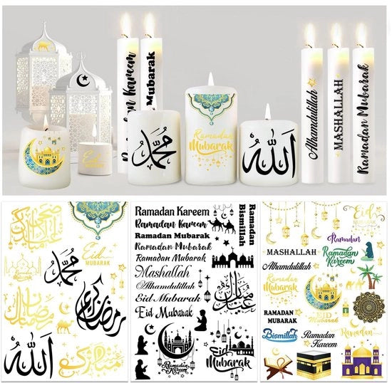 Set di candele decorative per Ramadan da 6 pezzi