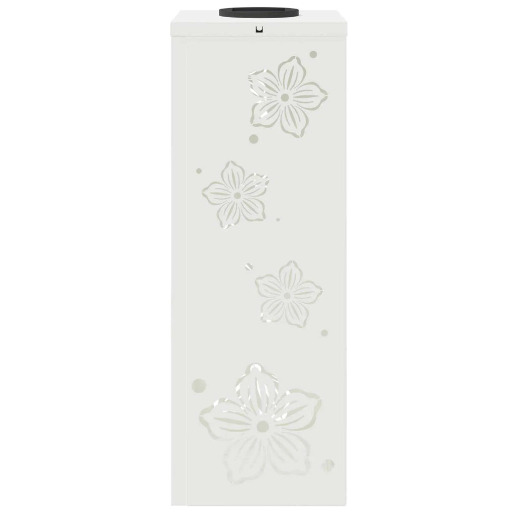 Faro LED solare per sentieri 2 pcs Bianco 879738