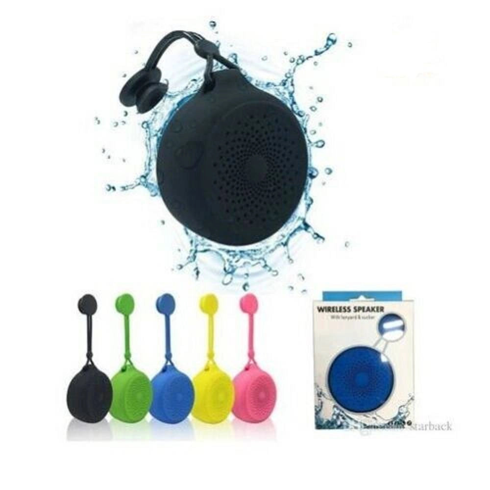 Trade Shop - Cassa Speaker Mini Imperameabile Bluetooth Q50 Per Doccia Bagno Colorata -