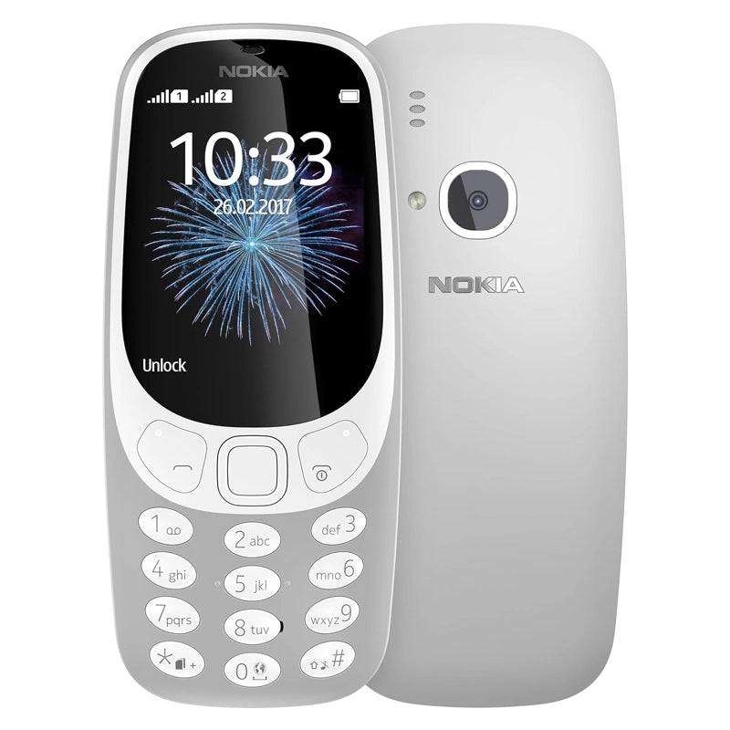 NOKIA 3310 (GREY) - MOBILE PHONE - DUAL SIM
