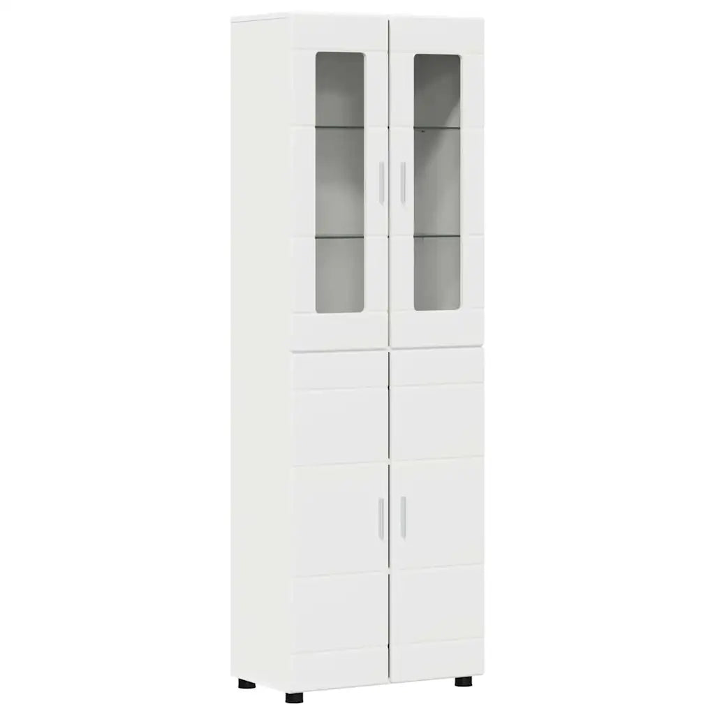 Set mobile TV con porta FLORIN 3 pcs Bianco Legno multistrato 3397964