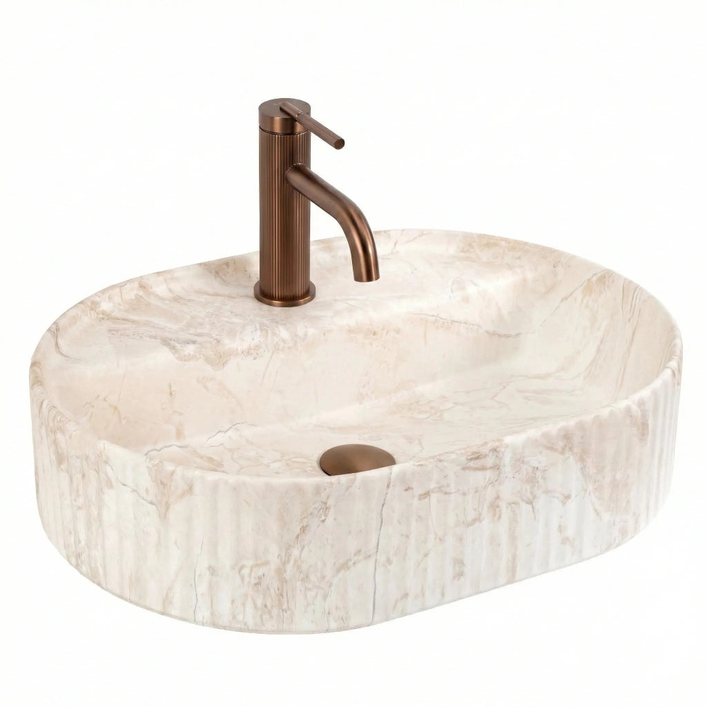 Lavabo Da Appoggio Rea Marcela 50 Saturn