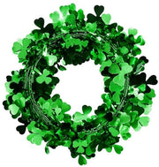 Slinger per foglie di klaver 7 m - Slinger irlandese - Decorazione appesa - Decorazione con lametta - Decorazione per feste - Slinger decorativo in plastica duratura - Slinger decorativo