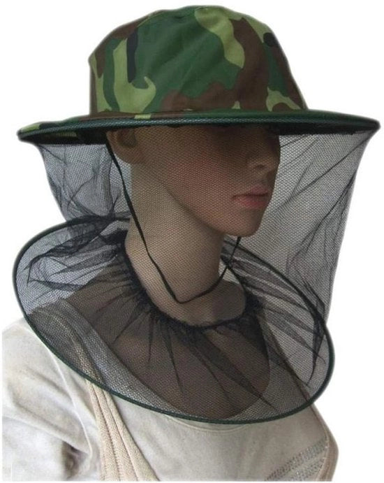 Maschera per apiaria 2 pezzi - mimetica per apicoltori principianti - attività all'aperto - escursioni, campeggio, arrampicata, pesca, bicicletta