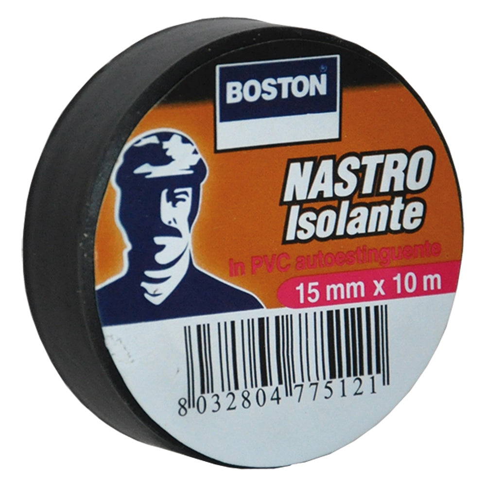 Nastro isolante 1,5 x 10 cm - nero