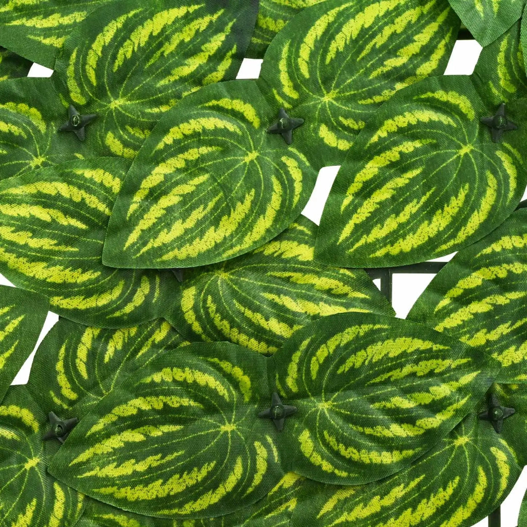 Paravento da Balcone | Schermo per balcone con foglie Verde e Giallo 400 x 150 cm