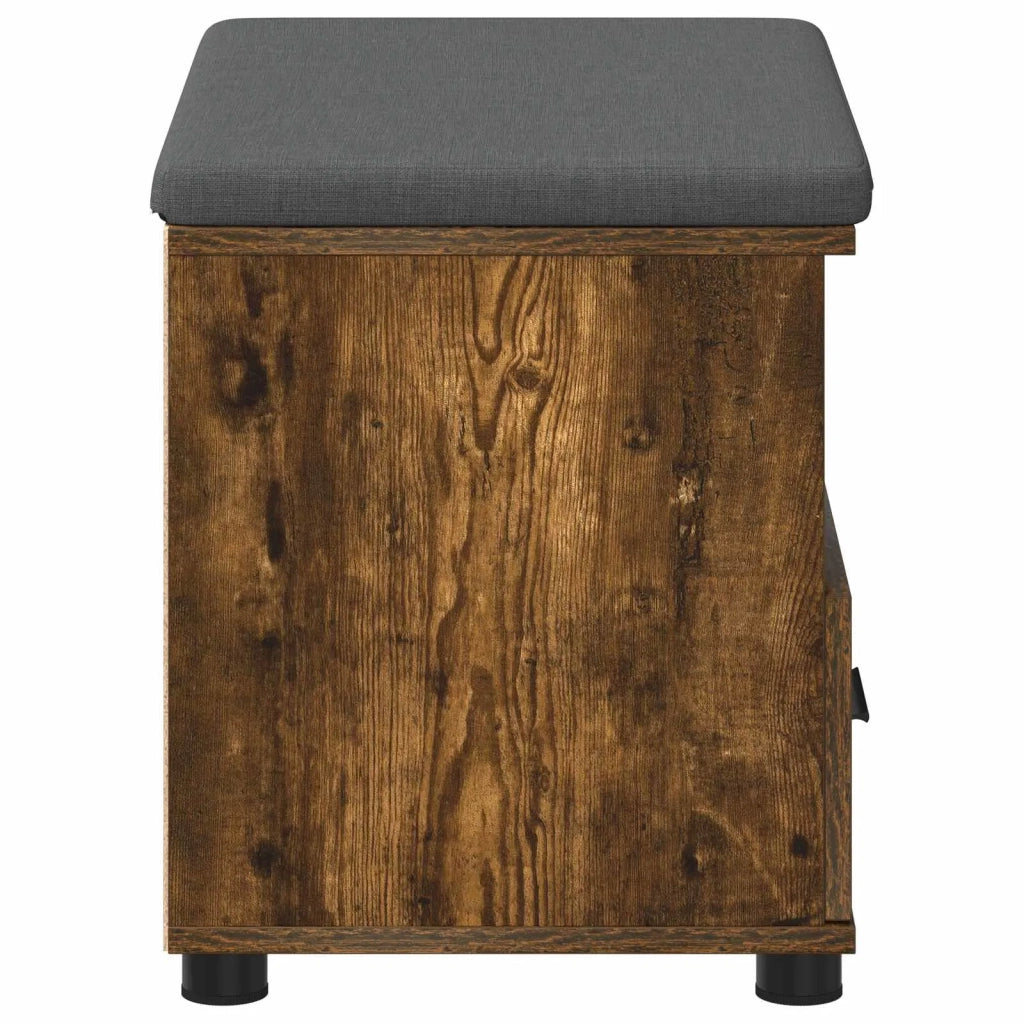 Panca per ingresso Quercia Affumicata 60 x 38 x 46 cm