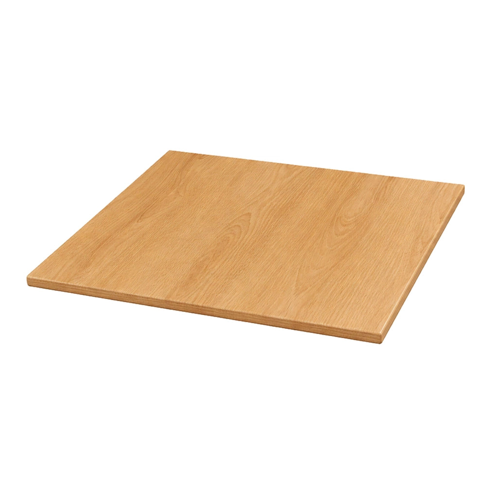 Oviala - Piano tavolo quadrato in laminato 60 x 60 cm in legno chiaro