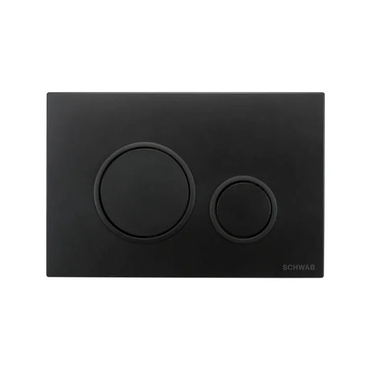 PLACCA DOPPIO SCARICO VELA Nero FLUIDMASTER