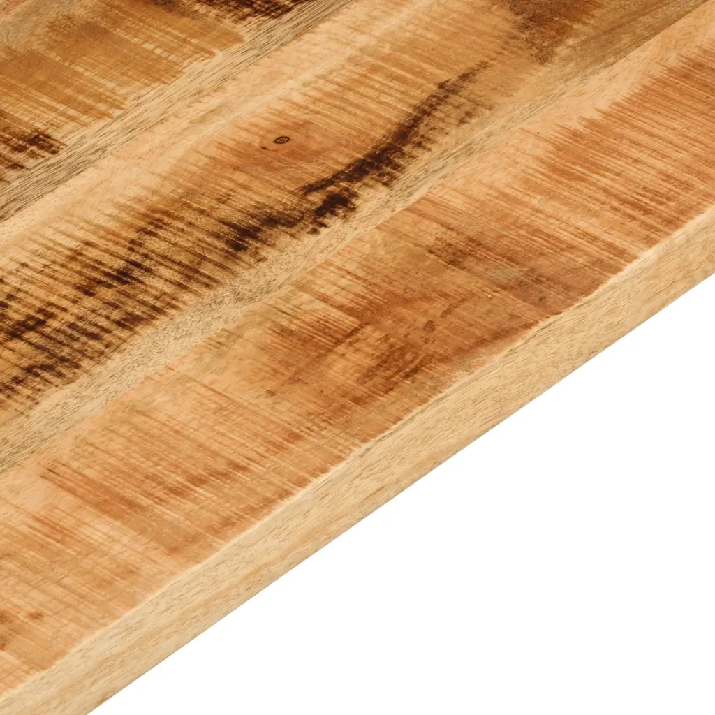 Piano per Tavolo 50x30x2,5cm Rettangolare Legno di Mango Grezzo 371292