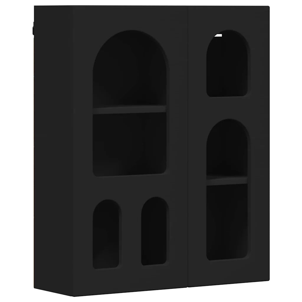 Armadio pensile Nero 59 x 20 x 71.5 cm Legno multistrato CFW5883769