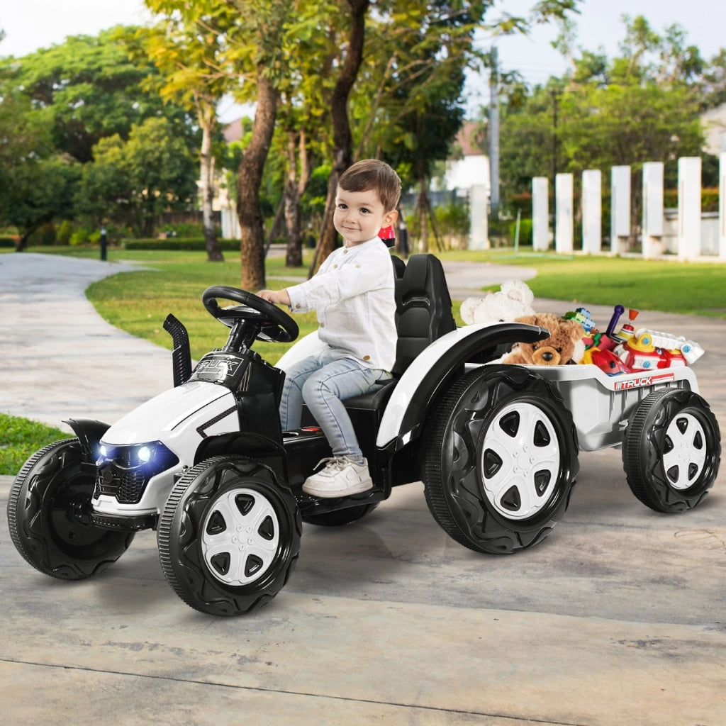 Moto in stile chopper per bambini e trattore elettrico per bambini-Moto cavalcabile alimentata a batteria e trattore giocattolo