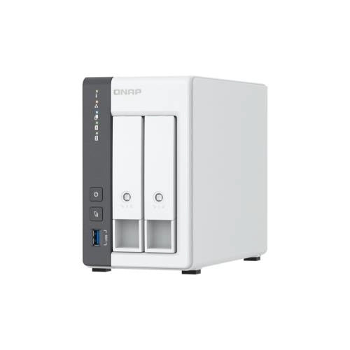 Qnap ts-216g server nas e di archiviazione tower cortex-a cortex-a55 4 gb hdd bianco