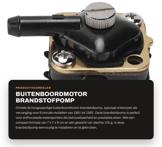 Pompa di carburante elettrica - Sostituzione per motore fuoribordi - Modello 397839 - 391638 - 395091 - 397274 - Pompa di carburante