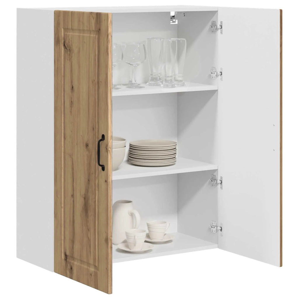 Pensile da cucina | Armadietto a muro PORTO Rovere artigianale 80 x 31 x 100 cm