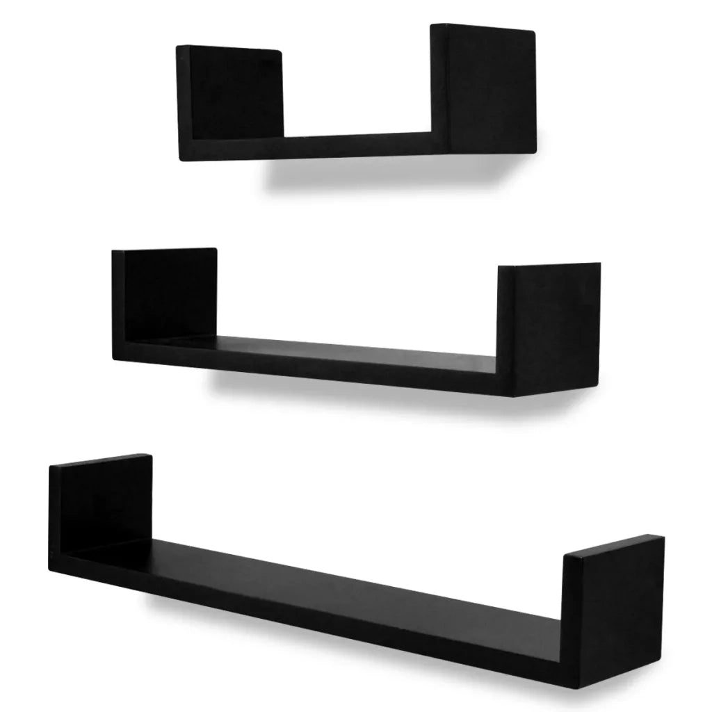 Mensole da Parete 6 pz Nero 275989