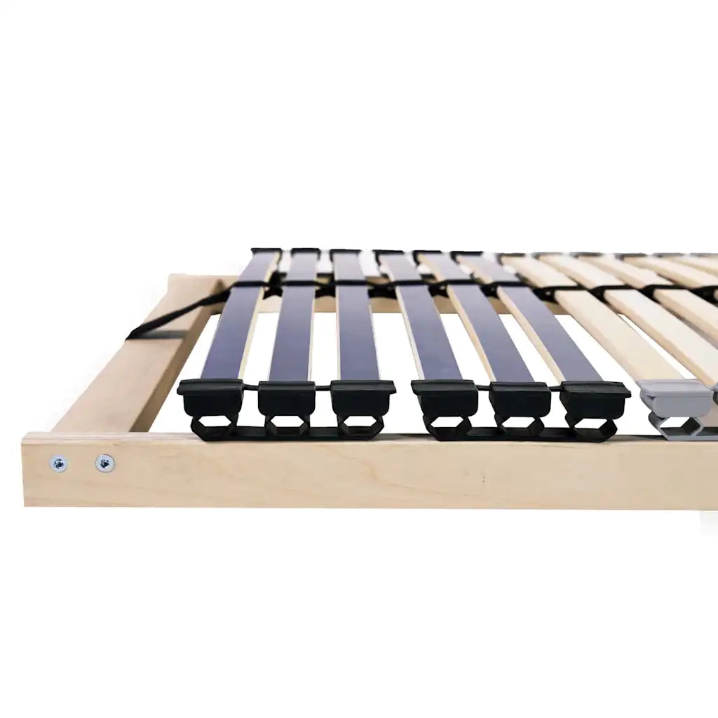 Base a doghe Marrone 90 x 190 cm Legno massello di faggio 42015252