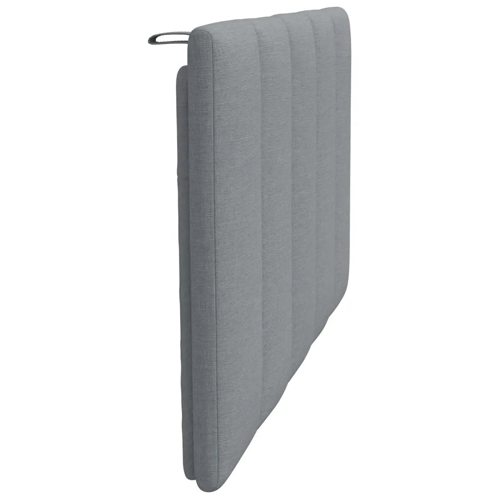 Cuscino Testiera Hanko Grigio Chiaro 80 cm in Tessuto 4019135