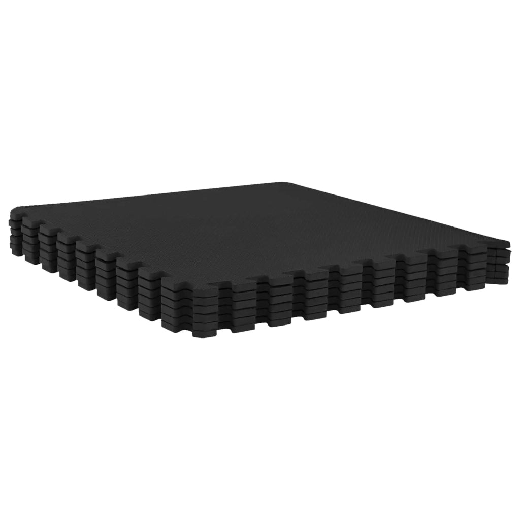 Tappeti 50 pcs Nero 18 m² Schiuma EVA 42040728