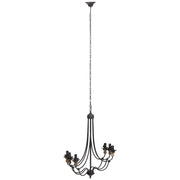 Lampada da soffitto in metallo nero D69x86h cm
