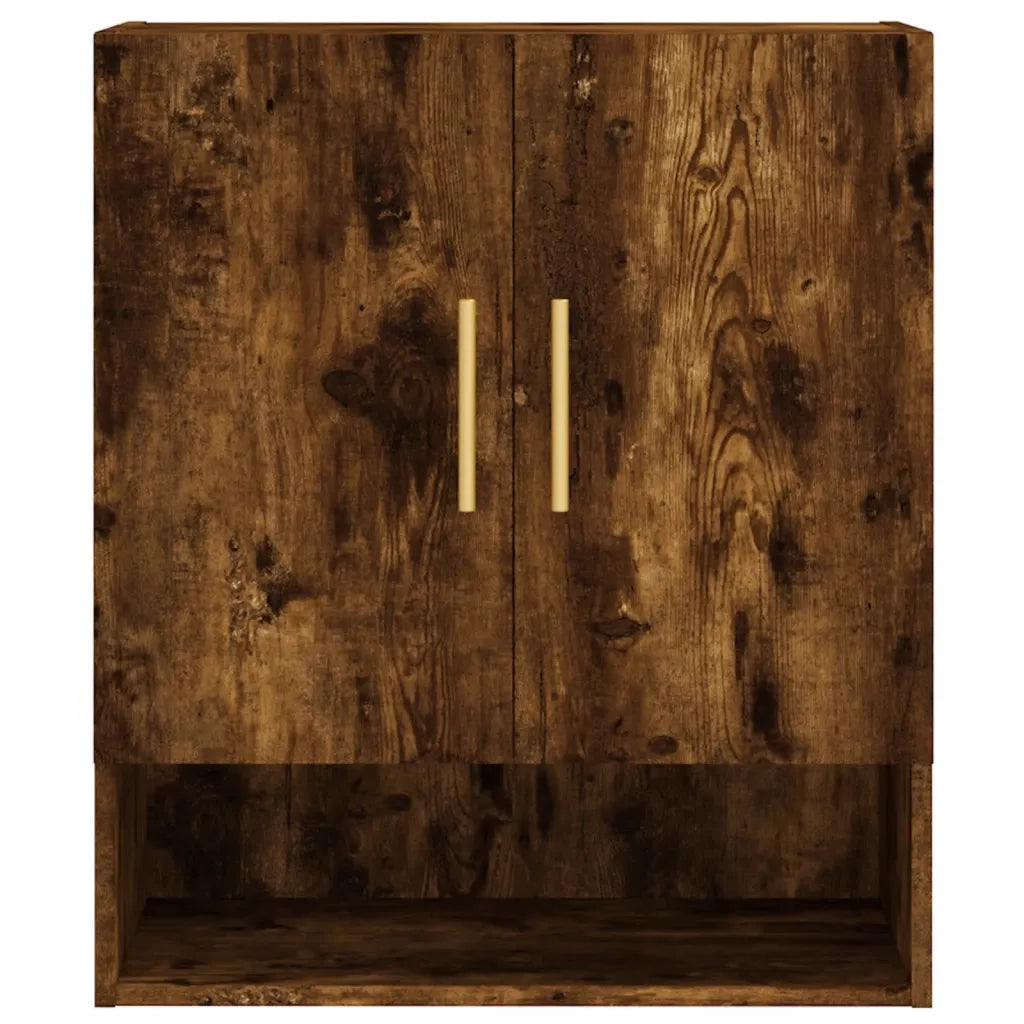 Armadietto a Muro Rovere Fumo 60x31x70 cm in Legno Multistrato 829897