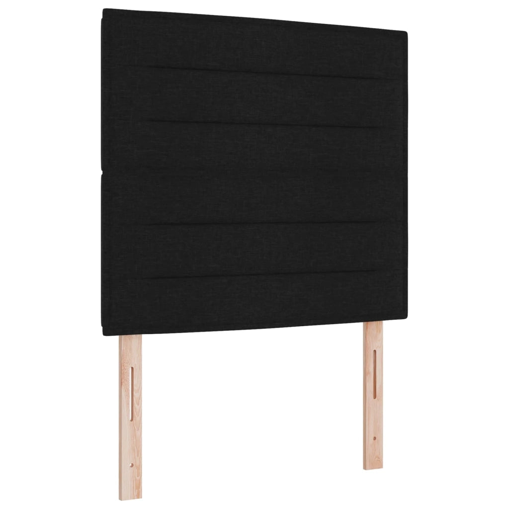 Testiera | Testata LED con strisce LED con Testiera | Testata Nero 100 cm Tessuto