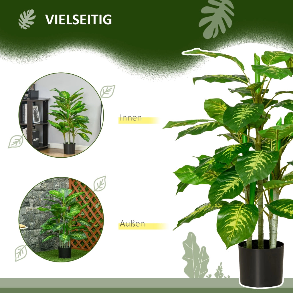 Pianta Artificiale ¨C Zephmum ¨C Verde Cemento 95cm