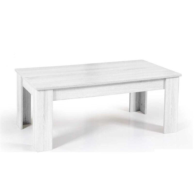GAIA TAVOLINO DA CAFFÈ 100 X 50 X 40 CM IN COLORE BIANCO