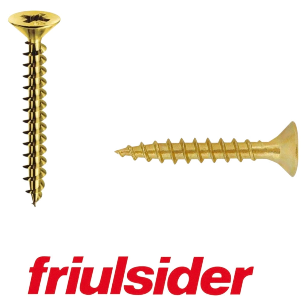 VITI PER TRUCIOLARE 4X30 ZINCATA GIALLA 500PEZZI