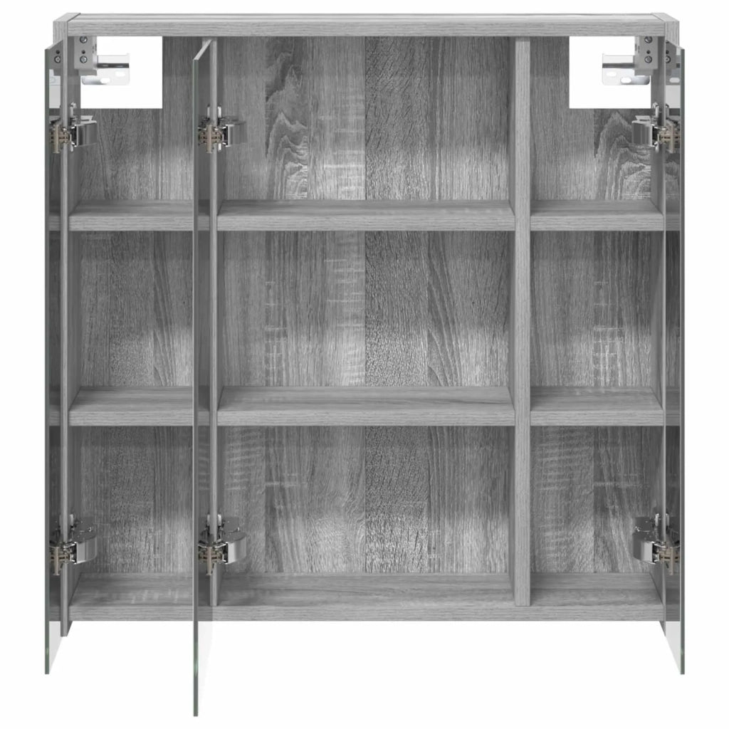 Mobiletto per specchio da bagno Grigio Sonoma 889156