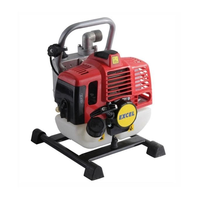 Excel 54275 Motopompa Autoadescante a Scoppio 32.6 cc 0.9 kW 6 mc-h 30 m 8 m colore Nero