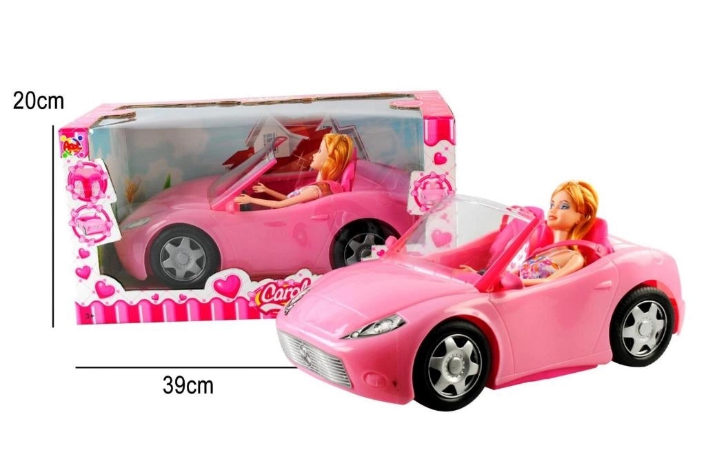 Giocattolo Bambola Bella con Auto AP Giochi
