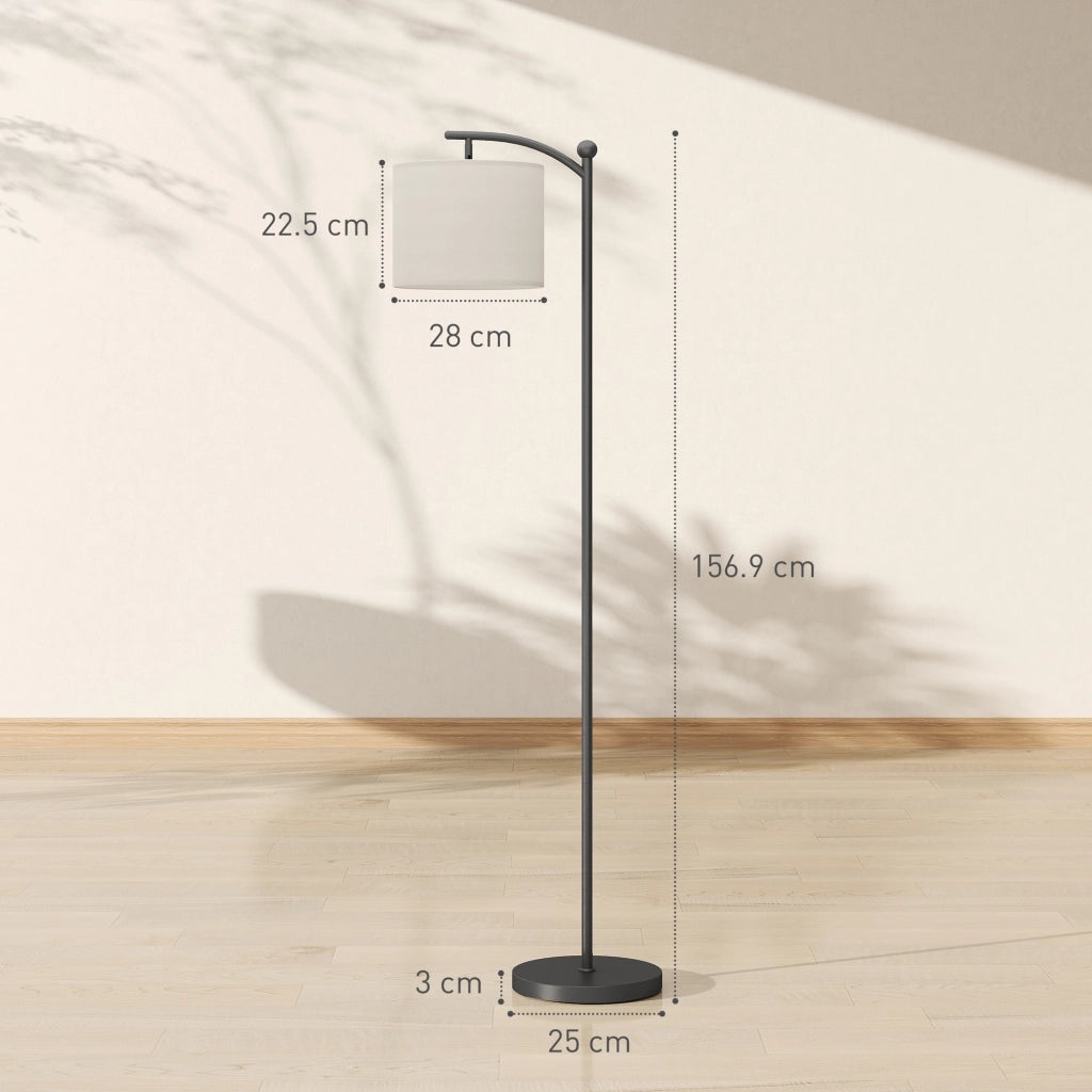 Lampada da Terra LED Dimmerabile con Telecomando ¨C Minimal ¨C Nero
