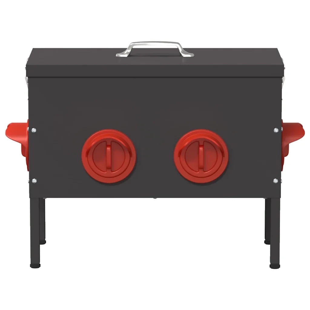 Feeder per pollo 2 pcs Nero 41,5 x 20,5 x 33 cm 879987