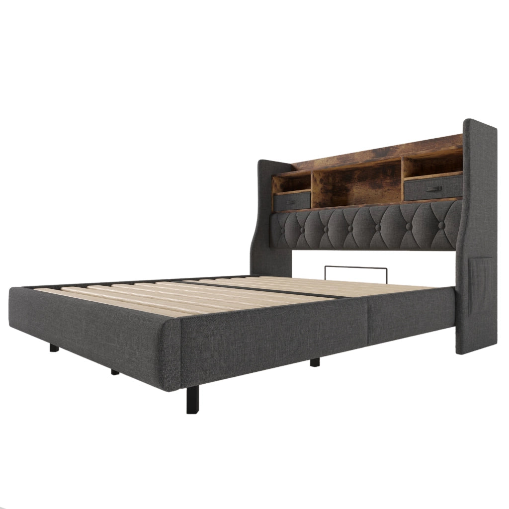 Letto matrimoniale 140x200 con materasso incluso