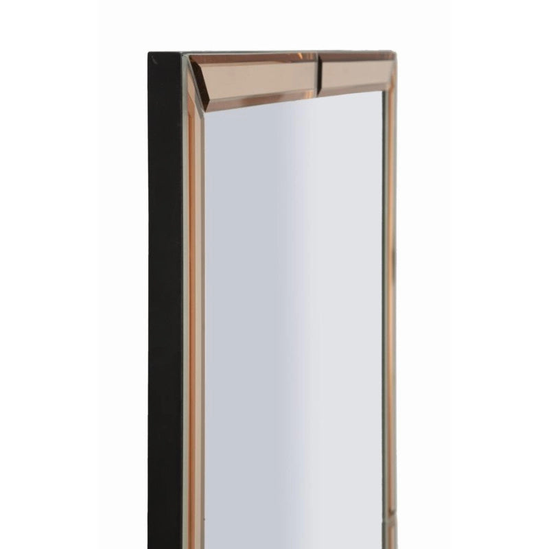Specchio Da Muro Berlino Rosa cm 55x2x150 (misura Specchio cm 49x143,5)