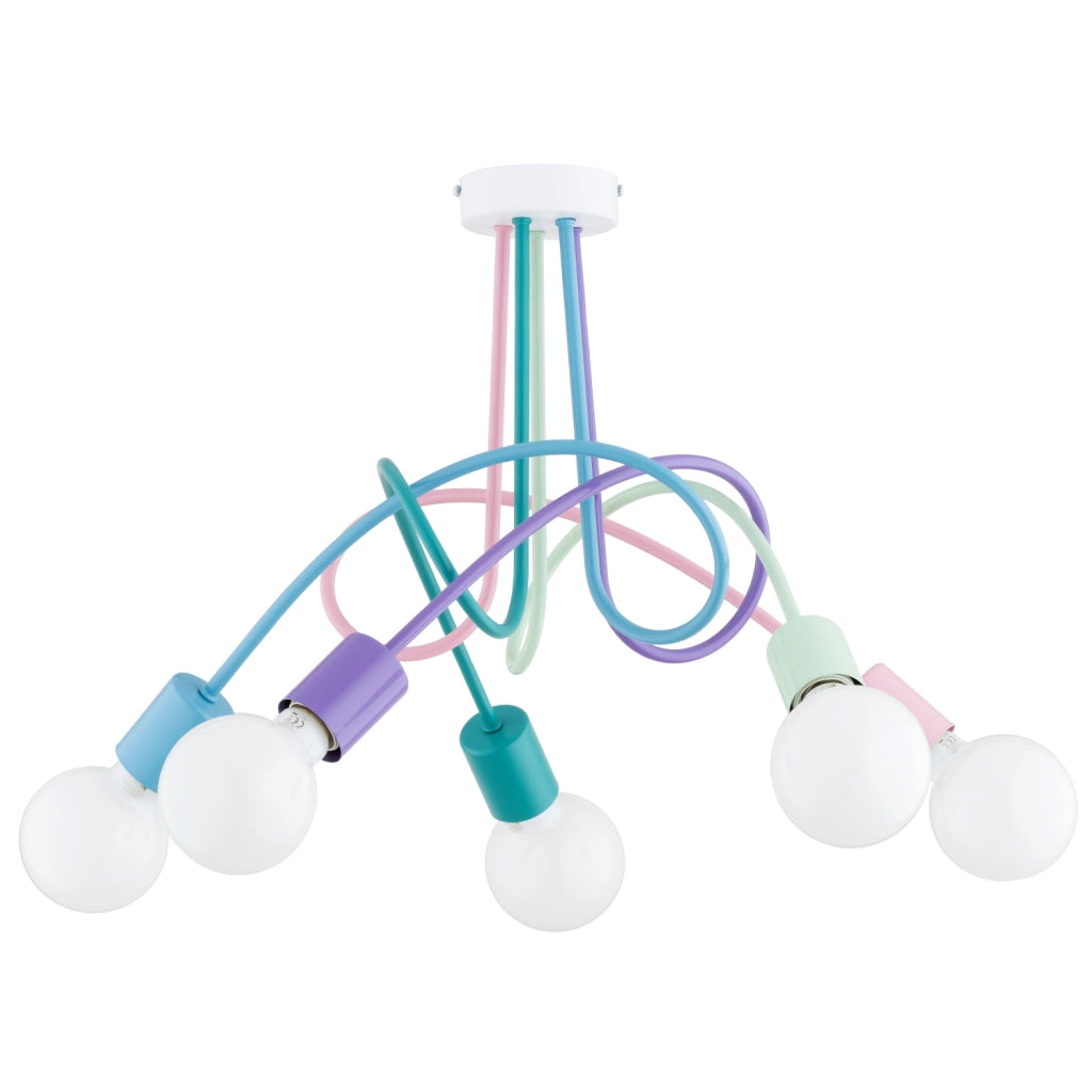 Plafoniera bimbi TANGO Alfa bracci intrecciati 5xE27