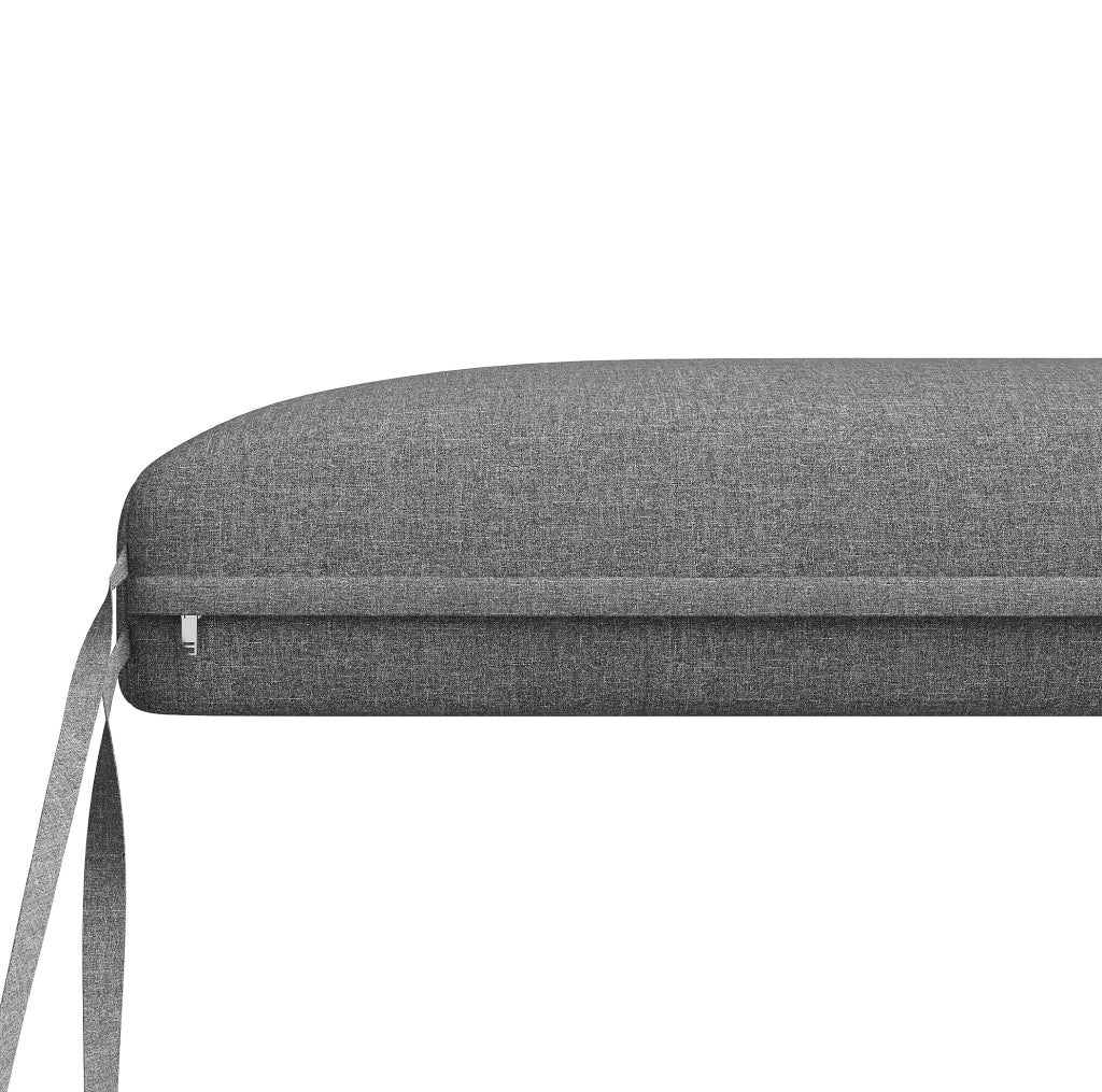 Set salotto da esterno modulare 6 pezzi per 5-6 persone con cuscini, tavolini e struttura in PE rattan grigia