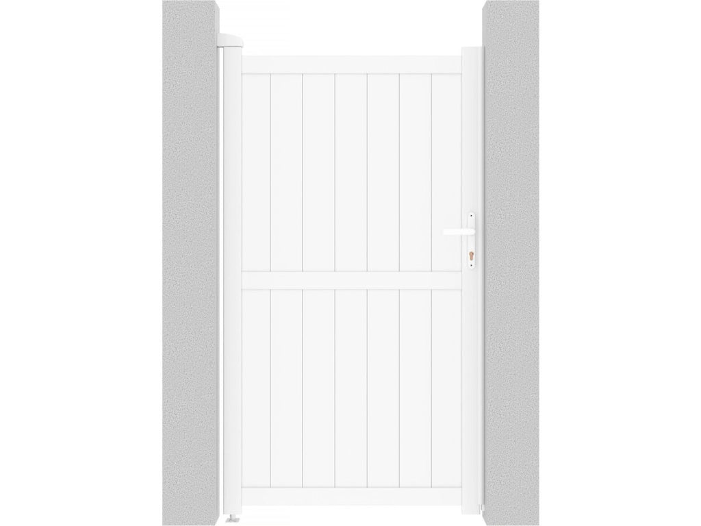 Cancello in alluminio "Lola" - 101.2 x 180.9 cm - Bianco