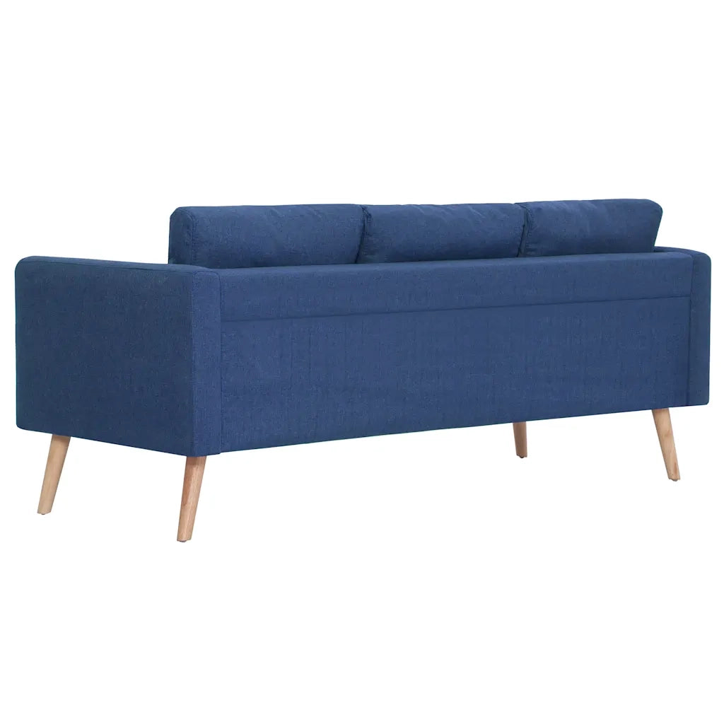 Set Divani 2 pz in Tessuto Blu 276853