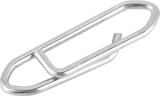 Accessori per pesca da fuoribordo - Hengelknijpers in acciaio inossidabile 100 pezzi - Interlock Line terminal per accessori di pesca - Vele per pesca al largo.