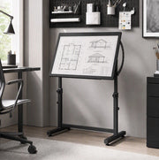 Tavolo da disegno ULEVR 90x60 cm, altezza 70-90 cm e piano inclinabile 0-85¡ã, nero