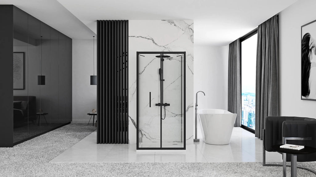 Cabina Doccia A Parete Rapid Fold 90x100