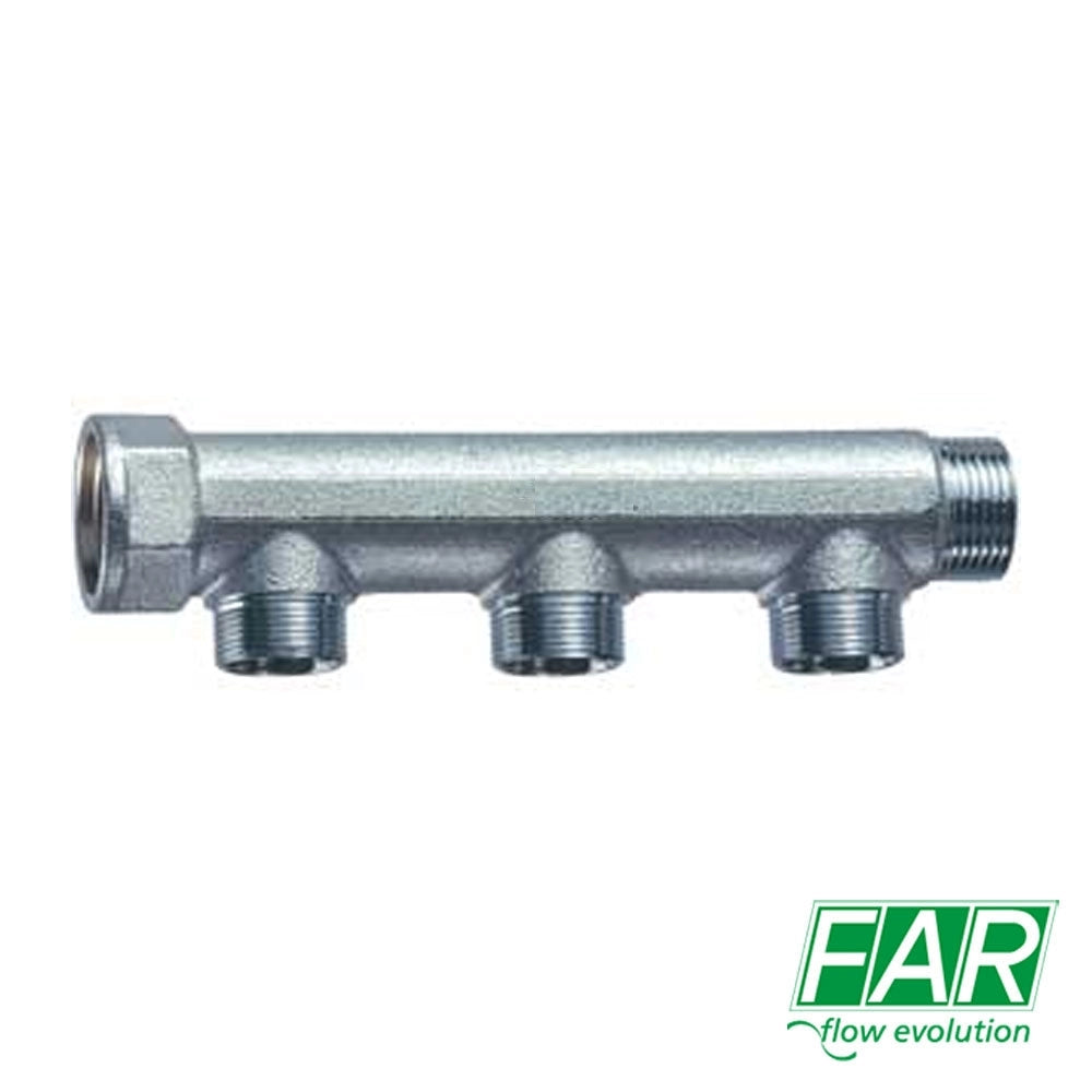 Collettore 3 Uscite In Ottone 1" 1/4 Componibile FAR 3402 114