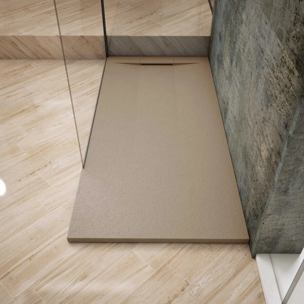 Piatto doccia OPALO 90x150 cm Cemento griglia Cemento