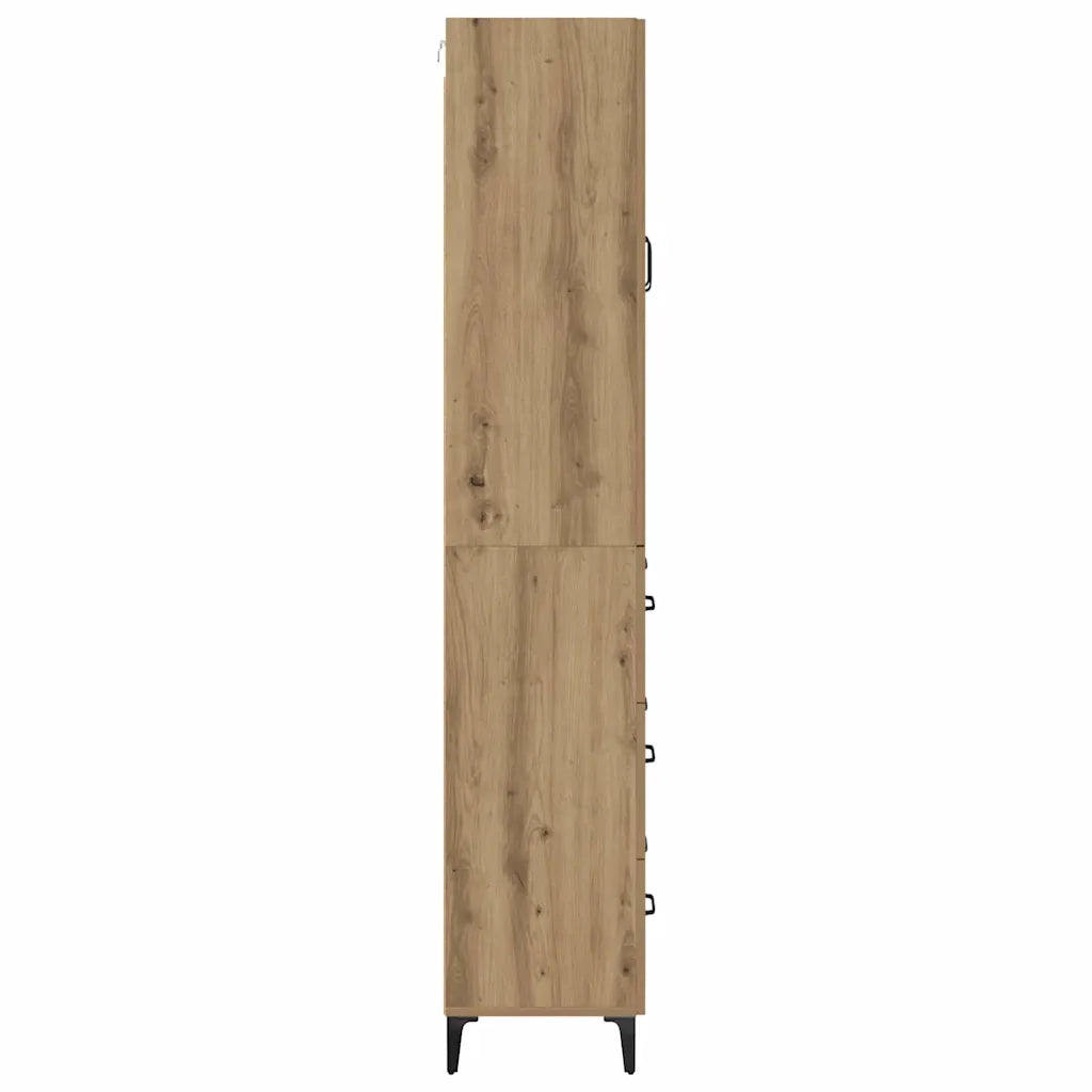 Credenza con cassetto Rovere artigianale 69,5 x 34 x 180 cm 3416018